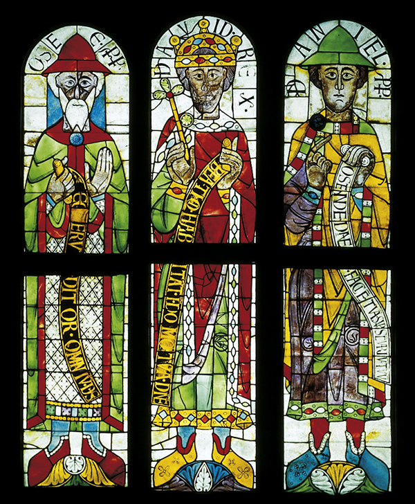 Prophetenfenster im südlichen Mittelschiff des Doms, 12. Jahrhundert
